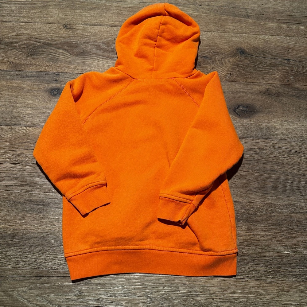 Polo Ralph Lauren Orange Spellout Hoodie Kids Size 6 - Picture 3 of 7